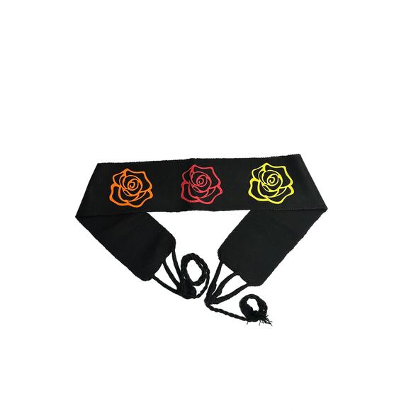 Mexican Folkloric belt day of the dead 5 de Mayo colorfull mexico todo corazon - Picture 2 of 3